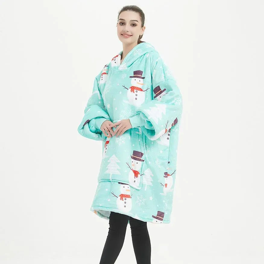Wodie Christmas  Snowie Ultra-Soft Hoodie Blanket (Limited Holiday Edition)