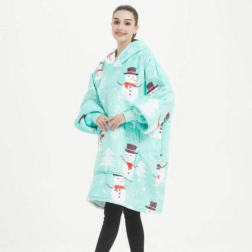 Wodie Christmas  Snowie Ultra-Soft Hoodie Blanket (Limited Holiday Edition)