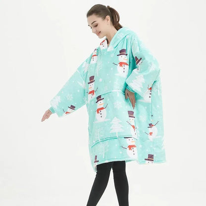 Wodie Christmas  Snowie Ultra-Soft Hoodie Blanket (Limited Holiday Edition)