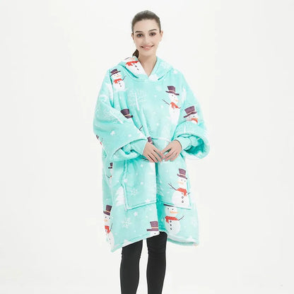 Wodie Christmas  Snowie Ultra-Soft Hoodie Blanket (Limited Holiday Edition)