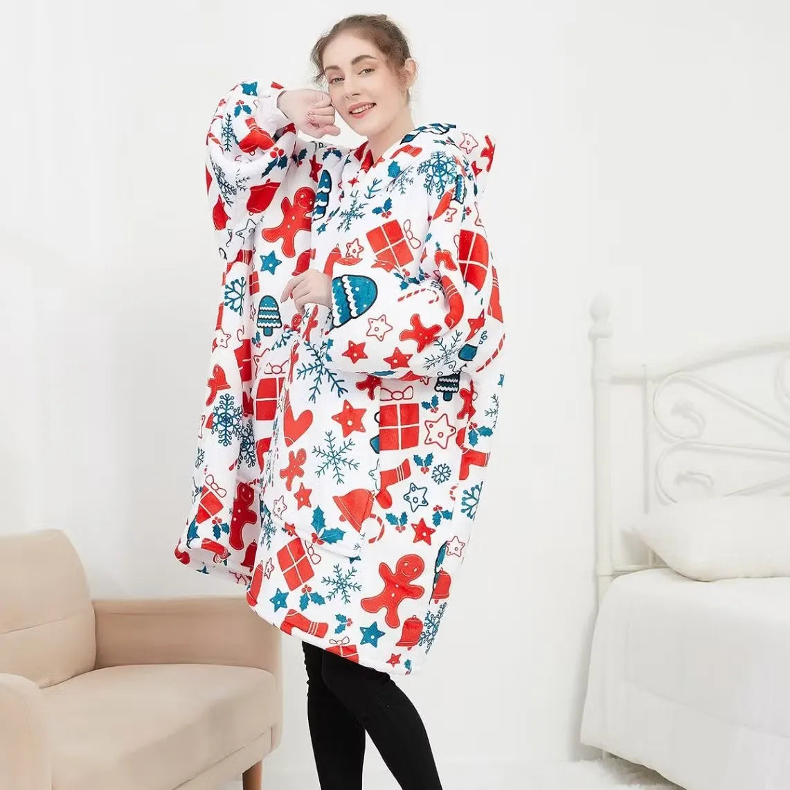 Wodie Christmas  Misty Ultra-Soft Hoodie Blanket (Limited Holiday Edition)